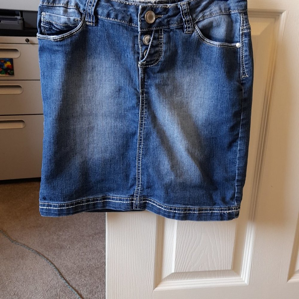 Denim short skirt Size 5